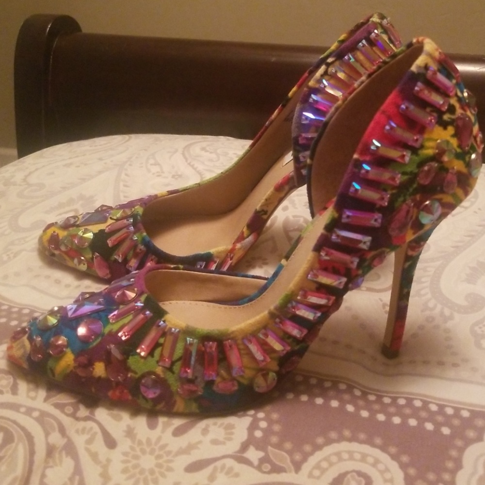 Steve Madden Jeweled Pumps